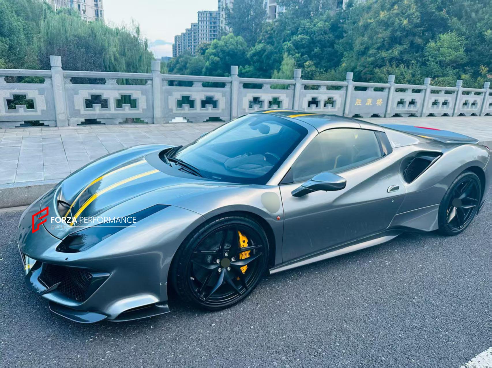 CONVERSION CARBON BODY KIT FOR FERRARI 488 2015 - 2020 upgrade to PISTA