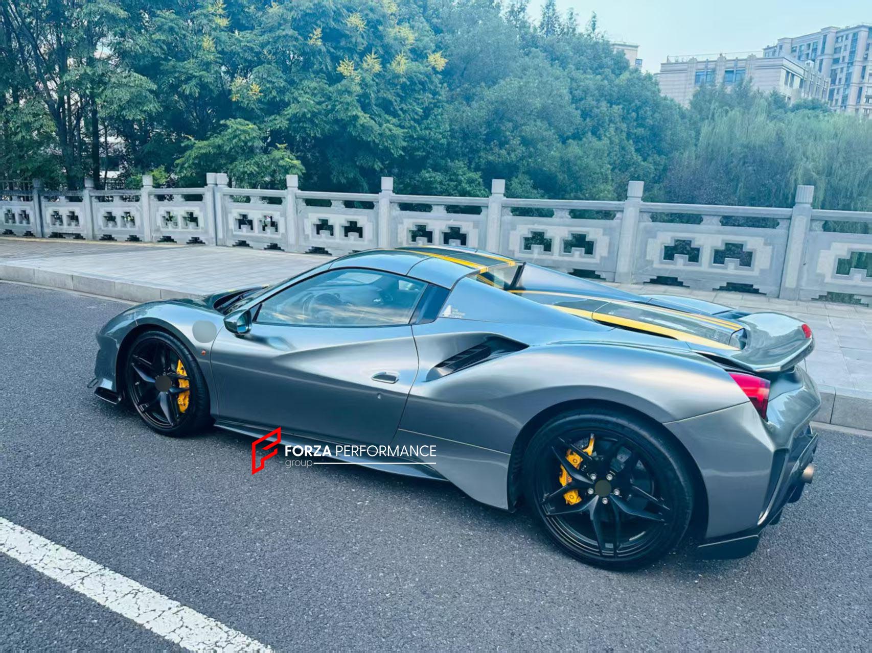 CONVERSION CARBON BODY KIT FOR FERRARI 488 2015 - 2020 upgrade to PISTA