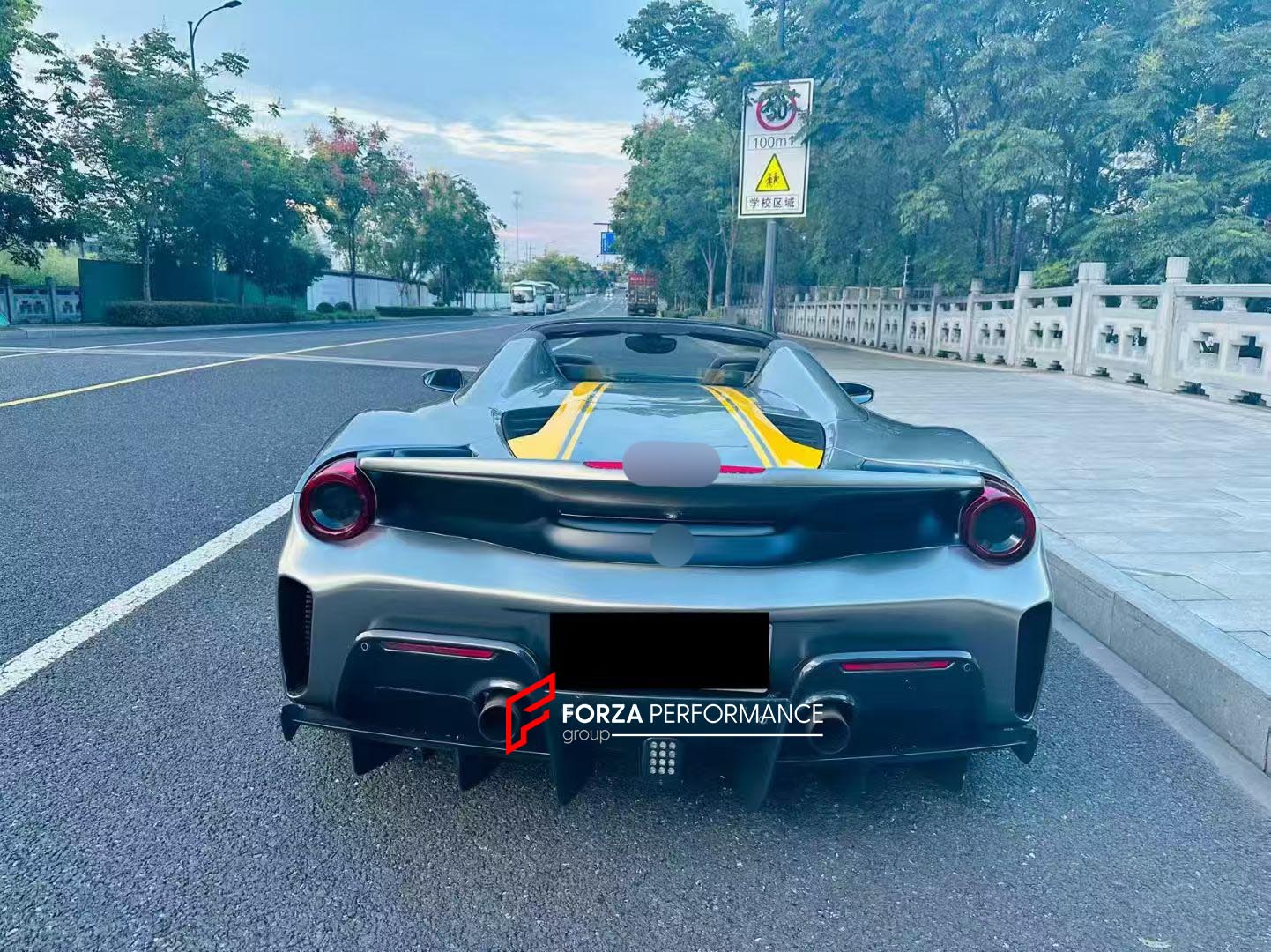 CONVERSION CARBON BODY KIT FOR FERRARI 488 2015 - 2020 upgrade to PISTA