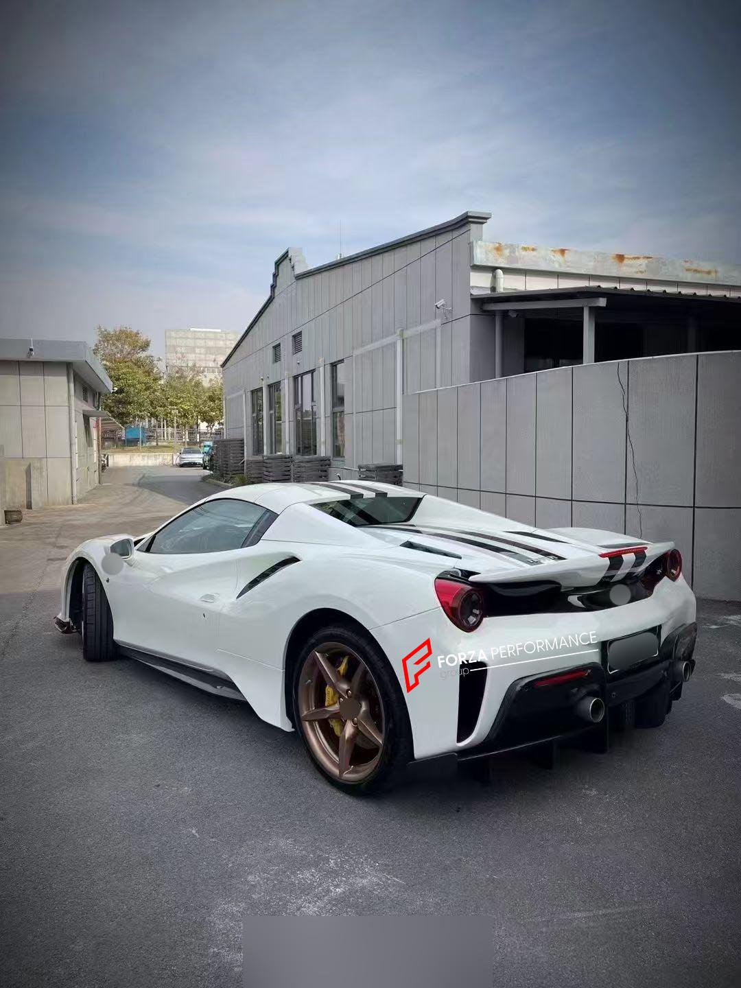 CONVERSION CARBON BODY KIT FOR FERRARI 488 2015 - 2020 upgrade to PISTA