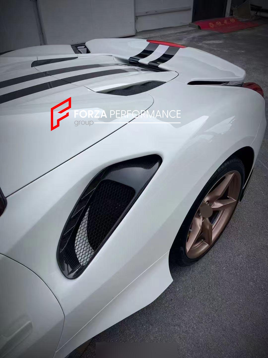 CONVERSION CARBON BODY KIT FOR FERRARI 488 2015 - 2020 upgrade to PISTA