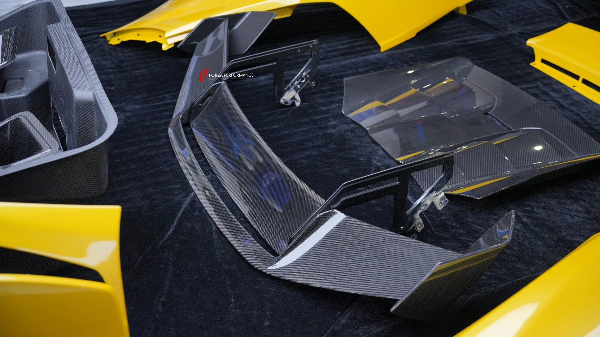 CONVERSION CARBON BODY KIT for LAMBORGHINI HURACAN LP580 LP610 LP640 SPYDER 2016 - 2019 upgrade to HURACAN STO LP 640

Set includes:
Front Lip
Front Bumper
Front Trunk with Air Inlets
Front Hood / Bonnet
Front Fenders
Front Fender Air Vents
Side Skirts
Rear Quarter Panels
Rear Engine Lid

Rear Wing Spoiler
Rear Bumper
Rear Diffuser
Exhaus System


Material: Dry Carbon

NOTE:

Professional installation is required
Why “Contact Us for Pricing”?

We don’t display fixed prices because our goal is to offer you t