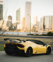 CONVERSION CARBON BODY KIT for LAMBORGHINI HURACAN LP580 LP610 LP640 SPYDER 2016 - 2019 upgrade to HURACAN STO LP 640

Set includes:
Front Lip
Front Bumper
Front Trunk with Air Inlets
Front Hood / Bonnet
Front Fenders
Front Fender Air Vents
Side Skirts
Rear Quarter Panels
Rear Engine Lid

Rear Wing Spoiler
Rear Bumper
Rear Diffuser
Exhaus System


Material: Dry Carbon

NOTE:

Professional installation is required
Why “Contact Us for Pricing”?

We don’t display fixed prices because our goal is to offer you t