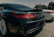 CONVERSION UPGRADE FACELIFT OLD TO NEW BODY KIT for MERCEDES-BENZ S-CLASS C217 S 400 S500 S550 2014 - 2020 to S63 AMG
Set includes:

Front Lip
Front Bumper Assembly
Front Grille
Mirror Housing
Rear Side Canards
Rear Diffuser
Spoiler
Exhaust Tips
Material: Carbon

NOTE: Professional installation is required.
