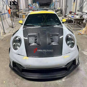 CONVERSION CARBON BODY KIT for PORSCHE 911 991 2011 - 2020 UPGRADE to 911 992 GT3 RS 2022+ FORZA PERFORMANCE custom fit GT3 RS Style

Set includes:
Front Bumper Assembly
Hood Bonnet
Front Fenders
Side Skirts
Rear Fenders
Rear Spoiler Wing
Engine Cover
Rear Bumper Assembly
Rear Diffuser

Material: Carbon, Plastic

NOTE: Professional installation is required.