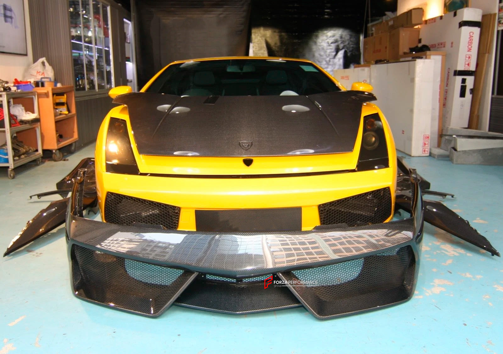 CONVERSION CARBON FRONT BUMPER for LAMBORGHINI GALLARDO 2003 - 2008 COUPE SPYDER upgrade to LP570

Set Include:

Front Bumper

Material: Carbon


Note: Professional installation is required.

Why “Contact Us for Pricing”?

We don’t display fixed prices because our goal is to offer you the most competitive deal possible. Product costs often decrease over time, and by requesting a quote, you’ll receive our most up-to-date price on market.

SECURED PAYMENT METHODS&nbsp;
PayPal (+4.4% fee)
Visa / Mastercard / A