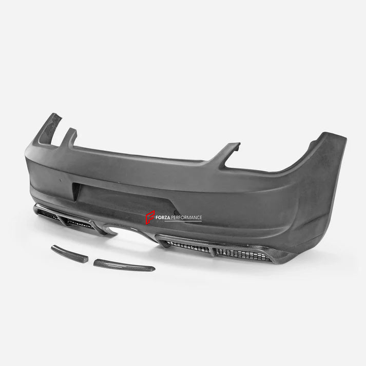 CONVERSION CARBON REAR BUMPER for PORSCHE CAYMAN 987.2 upgrade to GT4