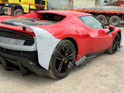 CONVERSION UPGRADE FACELIFT OLD TO NEW BODY KIT for Ferrari 296 GTS GTB 2022+ to FERRARI 296 SPECIALE 2025+
Set includes:

Front Lip
Front Bumper
Hood Bonnet
Side Skirts
Rear Bumper Assembly
Rear Diffuser
Material: Dry Carbon

NOTE: Professional installation is required.