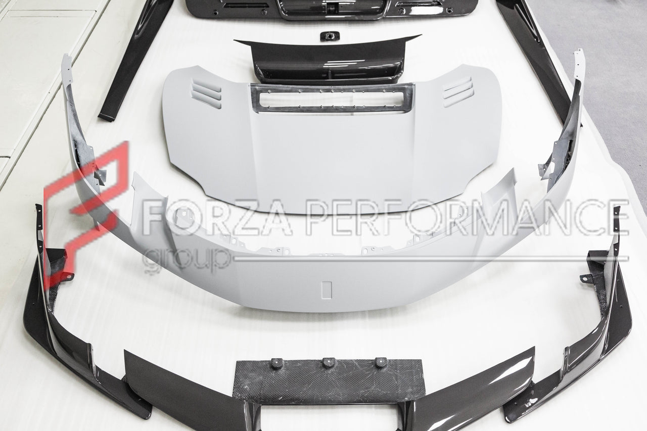 CONVERSION UPGRADE FACELIFT OLD TO NEW BODY KIT for Ferrari 296 GTS GTB 2022+ to FERRARI 296 SPECIALE 2025+ A
Set includes:

Front Lip
Front Bumper
Hood Bonnet
Side Skirts
Rear Bumper Assembly
Rear Diffuser
NOTE: Professional installation is required.

Why “Contact Us for Pricing”?
We don’t display fixed prices because our goal is to offer you the most competitive deal possible. Product costs often decrease over time, and by requesting a quote, you’ll receive our most up-to-date price on market.

