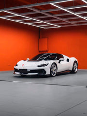 CONVERSION UPGRADE FACELIFT OLD TO NEW BODY KIT for Ferrari 296 GTS GTB 2022+ to FERRARI 296 SPECIALE 2025+
Set includes:

Front Lip
Front Bumper
Hood Bonnet
Side Skirts
Rear Bumper Assembly
Rear Diffuser
Material: Dry Carbon

NOTE: Professional installation is required.