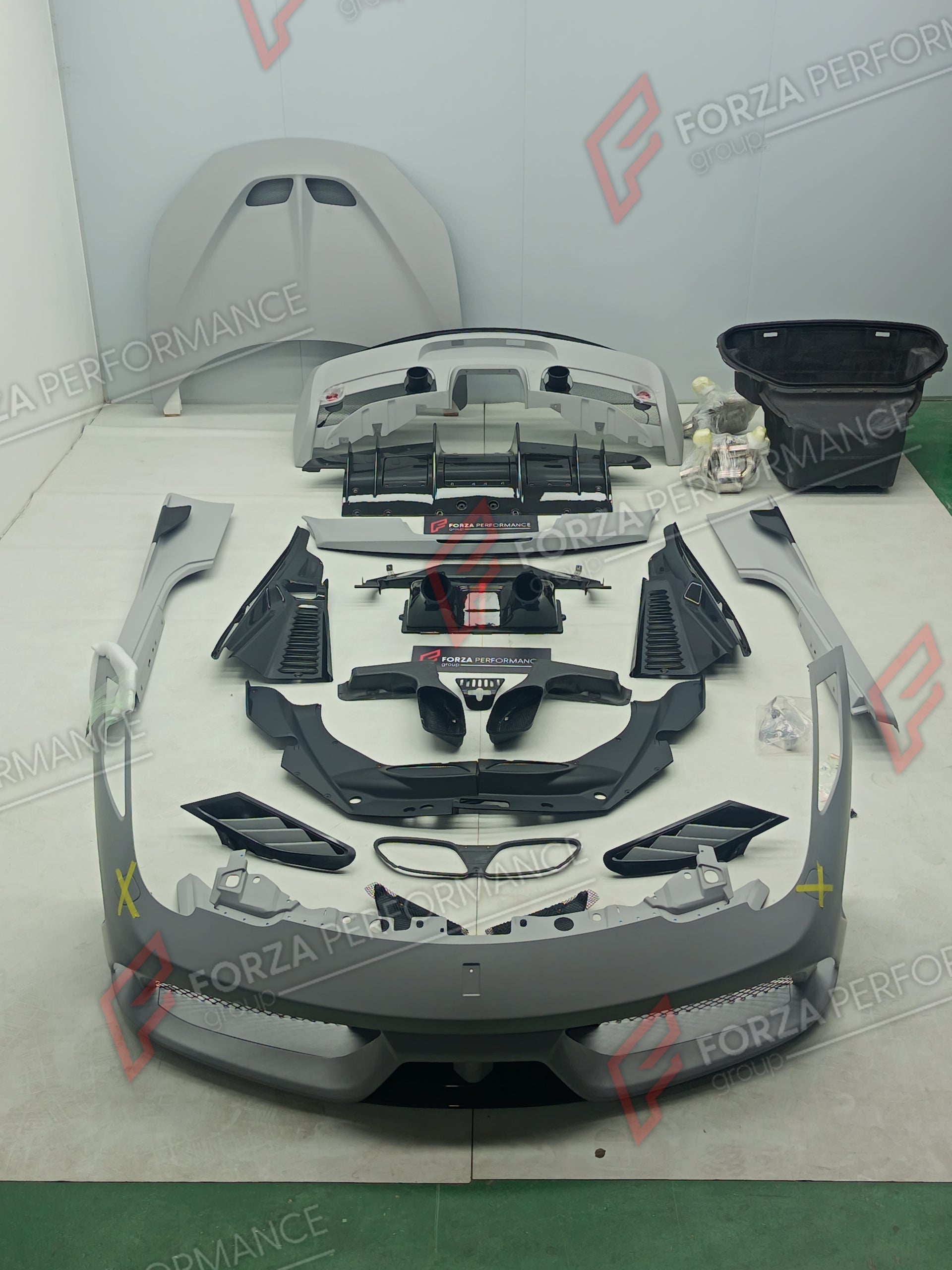 CONVERSION DRY CARBON BODY KIT for FERRARI 458 2009 - 2015 upgrade to 458 SPECIALE 2013 - 2016 Forza Performance custom fit buy 458 Speciale style design