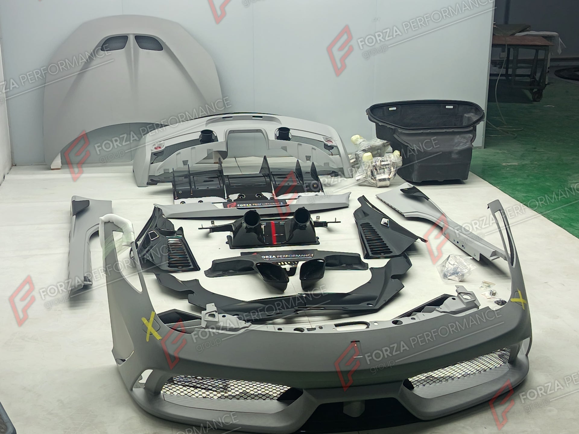 CONVERSION DRY CARBON BODY KIT for FERRARI 458 2009 - 2015 upgrade to 458 SPECIALE 2013 - 2016 Forza Performance custom fit buy 458 Speciale style design
