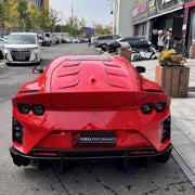 CONVERSION DRY CARBON BODY KIT for FERRARI 812 SUPERFAST UPGRADE to 812 COMPETIZIONE

Set includes:

Front Bumper
Hood Bonnet
Front Fenders
Side Skirts
Rear Bumper
Rear Spoiler
Rear Trunk Cover
Rear Diffuser
Rear Valved Mufflers
Exhaust Tips
Material: Dry Carbon Fiber

NOTE: Professional installation is required.