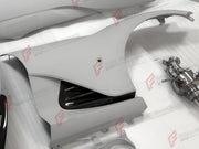 CONVERSION DRY CARBON BODY KIT for FERRARI 812 SUPERFAST UPGRADE to 812 COMPETIZIONE

Set includes:

Front Bumper
Hood Bonnet
Front Fenders
Side Skirts
Rear Bumper
Rear Spoiler
Rear Trunk Cover
Rear Diffuser
Rear Valved Mufflers
Exhaust Tips
Material: Dry Carbon Fiber

NOTE: Professional installation is required.