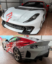 CONVERSION DRY CARBON BODY KIT for FERRARI 812 SUPERFAST upgrade to 812 COMPETIZIONE

Set includes:

Front Bumper
Hood / Bonnet
Front Fenders
Side Skirts
Rear Bumper
Rear Spoiler
Rear Trunk Cover

Rear Diffuser

Material: Dry Carbon Fiber