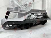 CONVERSION DRY CARBON BODY KIT for LAMBORGHINI AVENTADOR LP700 LP720 LP750 2011 - 2017 UPGRADE to AVENTADOR SVJ 2018 - 2022 FORZA PERFORMANCE custom fit SVJ Style

Set includes:
Front Bumper
Front Lip
Front Bumper Air Intakes
Side Skirts
Side Air Intakes
Engine Cover
Rear Wing Spoiler
Rear Bumper
Rear Diffuser

Material: Dry Carbon

NOTE: Professional installation is required.
