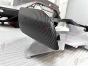 CONVERSION DRY CARBON BODY KIT for LAMBORGHINI AVENTADOR LP700 LP720 LP750 2011 - 2017 UPGRADE to AVENTADOR SVJ 2018 - 2022 FORZA PERFORMANCE custom fit SVJ Style

Set includes:
Front Bumper
Front Lip
Front Bumper Air Intakes
Side Skirts
Side Air Intakes
Engine Cover
Rear Wing Spoiler
Rear Bumper
Rear Diffuser

Material: Dry Carbon

NOTE: Professional installation is required.