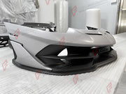 CONVERSION DRY CARBON BODY KIT for LAMBORGHINI AVENTADOR LP700 LP720 LP750 2011 - 2017 UPGRADE to AVENTADOR SVJ 2018 - 2022 FORZA PERFORMANCE custom fit SVJ Style

Set includes:
Front Bumper
Front Lip
Front Bumper Air Intakes
Side Skirts
Side Air Intakes
Engine Cover
Rear Wing Spoiler
Rear Bumper
Rear Diffuser

Material: Dry Carbon

NOTE: Professional installation is required.