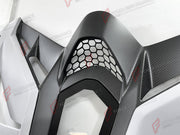CONVERSION DRY CARBON BODY KIT for LAMBORGHINI AVENTADOR LP700 LP720 LP750 2011 - 2017 UPGRADE to AVENTADOR SVJ 2018 - 2022 FORZA PERFORMANCE custom fit SVJ Style

Set includes:
Front Bumper
Front Lip
Front Bumper Air Intakes
Side Skirts
Side Air Intakes
Engine Cover
Rear Wing Spoiler
Rear Bumper
Rear Diffuser

Material: Dry Carbon

NOTE: Professional installation is required.