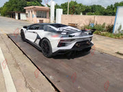CONVERSION DRY CARBON BODY KIT for LAMBORGHINI AVENTADOR LP700 LP720 LP750 2011 - 2017 UPGRADE to AVENTADOR SVJ 2018 - 2022 FORZA PERFORMANCE custom fit SVJ Style

Set includes:
Front Bumper
Front Lip
Front Bumper Air Intakes
Side Skirts
Side Air Intakes
Engine Cover
Rear Wing Spoiler
Rear Bumper
Rear Diffuser

Material: Dry Carbon

NOTE: Professional installation is required.