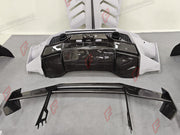 DRY CARBON BODY KIT for LAMBORGHINI HURACAN STO 2021 - 2024 FORZA PERFORMANCE custom fit STO Style

Set includes:
Front Bumper
Front Lip
Hood Bonnet
Front Fenders
Side Skirts
Rear Fenders with Air Intakes
Engine Cover
Rear Bumper
Rear Diffuser
Rear Wing Spoiler

Material: Dry Carbon

NOTE: Professional installation is required.