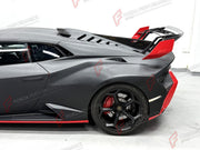 DRY CARBON BODY KIT for LAMBORGHINI HURACAN STO 2021 - 2024 FORZA PERFORMANCE custom fit STO Style

Set includes:
Front Bumper
Front Lip
Hood Bonnet
Front Fenders
Side Skirts
Rear Fenders with Air Intakes
Engine Cover
Rear Bumper
Rear Diffuser
Rear Wing Spoiler

Material: Dry Carbon

NOTE: Professional installation is required.