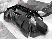 DRY CARBON BODY KIT for LAMBORGHINI HURACAN TECNICA 2022 - 2024 FORZA PERFORMANCE custom fit Tecnica Style

Set includes:
Front Bumper
Front Lip
Hood Bonnet
Side Skirts
Rear Fender Air Intakes
Engine Cover
Rear Bumper
Rear Diffuser
Rear Wing Spoiler

Material: Dry Carbon

NOTE: Professional installation is required.