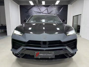 CONVERSION DRY CARBON BODY KIT for LAMBORGHINI URUS 2018 - 2024 UPGRADE to URUS PERFORMANTE 2022 - 2024 FORZA PERFORMANCE custom fit Performante Style

Set includes:
Front Lip
Front Bumper Assembly
Hood Bonnet
Fender Flares
Side Mirror Covers
Side Skirts
Roof Spoiler
Ducktail Spoiler
Rear Bumper Assembly
Rear Diffuser

Material: Dry Carbon, Plastic

NOTE: Professional installation is required.
