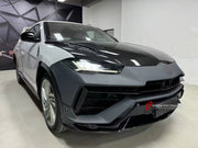 CONVERSION DRY CARBON BODY KIT for LAMBORGHINI URUS 2018 - 2024 UPGRADE to URUS PERFORMANTE 2022 - 2024 FORZA PERFORMANCE custom fit Performante Style

Set includes:
Front Lip
Front Bumper Assembly
Hood Bonnet
Fender Flares
Side Mirror Covers
Side Skirts
Roof Spoiler
Ducktail Spoiler
Rear Bumper Assembly
Rear Diffuser

Material: Dry Carbon, Plastic

NOTE: Professional installation is required.