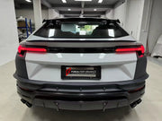 CONVERSION DRY CARBON BODY KIT for LAMBORGHINI URUS 2018 - 2024 UPGRADE to URUS PERFORMANTE 2022 - 2024 FORZA PERFORMANCE custom fit Performante Style

Set includes:
Front Lip
Front Bumper Assembly
Hood Bonnet
Fender Flares
Side Mirror Covers
Side Skirts
Roof Spoiler
Ducktail Spoiler
Rear Bumper Assembly
Rear Diffuser

Material: Dry Carbon, Plastic

NOTE: Professional installation is required.