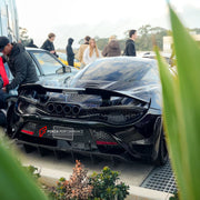 CONVERSION DRY CARBON BODY KIT for MCLAREN 720S COUPE 2017 - 2023 UPGRADE to 765LT 2020 - 2023

Set includes:
Front Lip
Front Bumper Assembly
Headlight Inserts
Front Fenders
Side Skirts
Rear Spoiler
Rear Spoiler Wing
Engine Cover
Rear Diffuser
Exhaust System

Material: Dry Carbon

NOTE: Professional installation is required.
