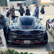 CONVERSION DRY CARBON BODY KIT for MCLAREN 720S COUPE 2017 - 2023 UPGRADE to 765LT 2020 - 2023

Set includes:
Front Lip
Front Bumper Assembly
Headlight Inserts
Front Fenders
Side Skirts
Rear Spoiler
Rear Spoiler Wing
Engine Cover
Rear Diffuser
Exhaust System

Material: Dry Carbon

NOTE: Professional installation is required.