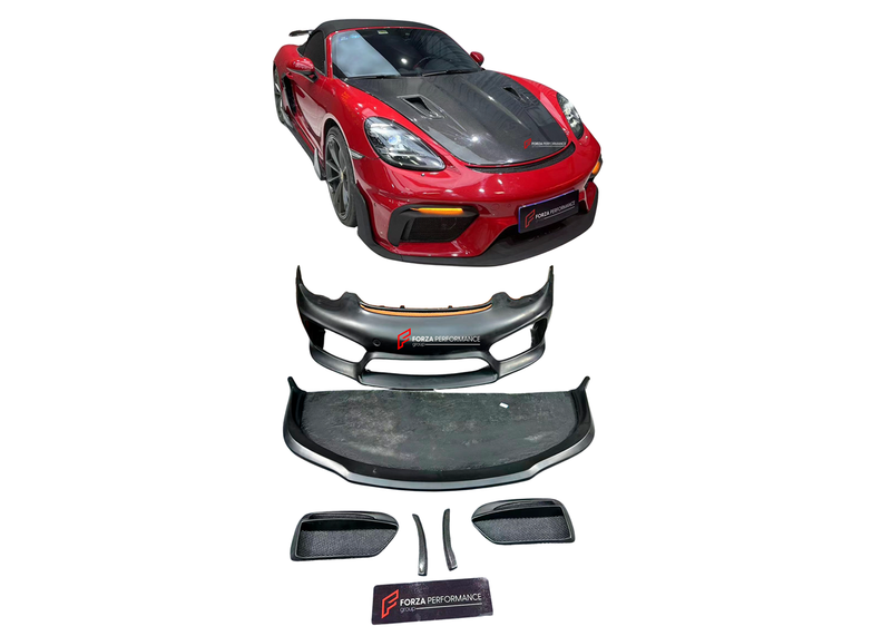 CONVERSION DRY CARBON BODY KIT for PORSCHE 718 982 CAYMAN BOXSTER UPGRADE TO GT4 2016+