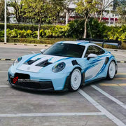 CONVERSION DRY CARBON BODY KIT for PORSCHE 911 992 CARRERA 2019+ UPGRADE to 911 992 GT3 RS 2022+ FORZA PERFORMANCE custom fit GT3 RS Style

Set includes:
Front Lip
Hood Bonnet Air Vents
Side Fender Vents
Side Skirts
Rear Spoiler Wing
Rear Diffuser

Material: Dry Carbon

NOTE: Professional installation is required.