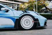 CONVERSION DRY CARBON BODY KIT for PORSCHE 911 992 CARRERA 2019+ UPGRADE to 911 992 GT3 RS 2022+ FORZA PERFORMANCE custom fit GT3 RS Style

Set includes:
Front Lip
Hood Bonnet Air Vents
Side Fender Vents
Side Skirts
Rear Spoiler Wing
Rear Diffuser

Material: Dry Carbon

NOTE: Professional installation is required.
