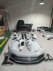 CONVERSION DRY CARBON BODY KIT for PORSCHE 911 992 2019+ UPGRADE to 992 GT3 RS 2022+ FORZA PERFORMANCE custom fit GT3 RS Style

Set includes:
Front Bumper Assembly
Hood Bonnet
Front Fenders
Doors
Side Skirts
Rear Fenders
Rear Spoiler Wing
Rear Bumper
Rear Diffuser

Material: Dry Carbon

NOTE: Professional installation is required.