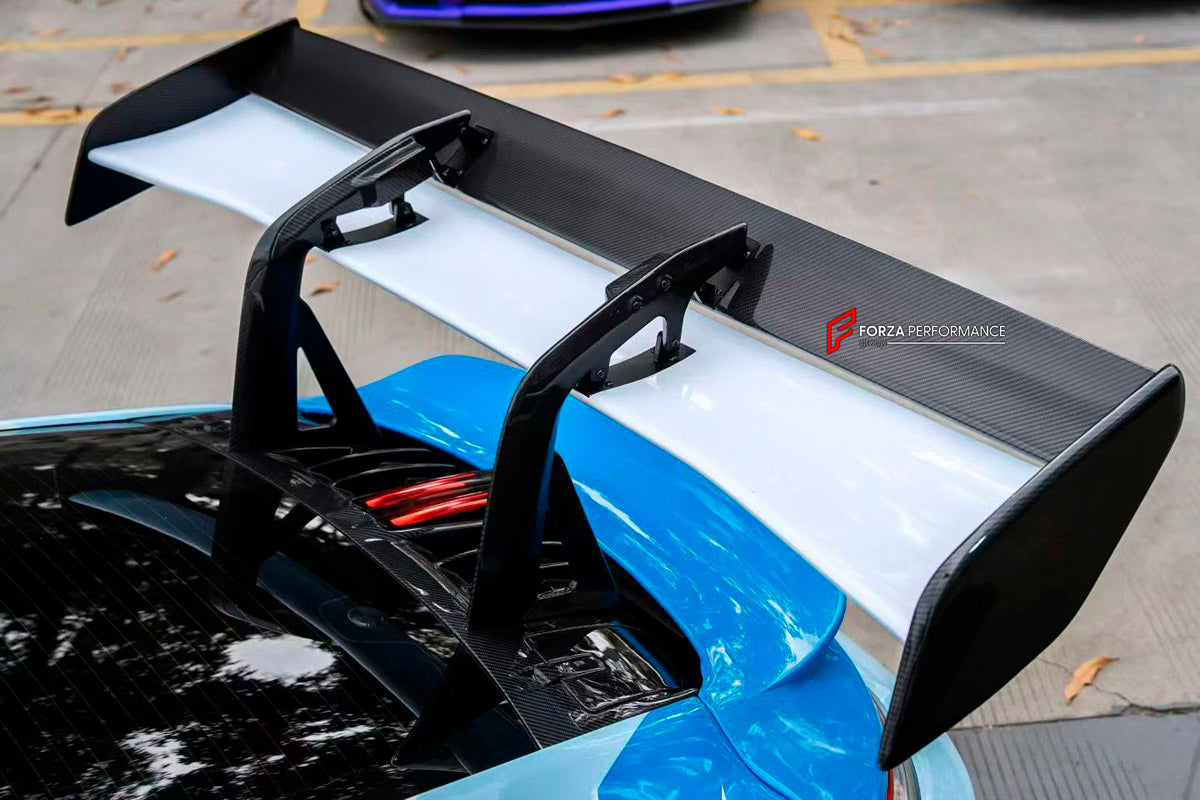 CONVERSION DRY CARBON BODY KIT for PORSCHE 911 992.1 CARRERA CARRERA S 2019 - 2025 UPGRADE to PORSCHE 911 992 GT3 RS 2019 - 2025

Set includes:

Front Bumper
Front Lip
Front Hood
Front Fender Air Vents
Side Door Panels
Side Skirts
Rear Fenders
Rear Bumper
Rear Diffuser
Rear Big Spoiler
Rear Base Spoiler
Rear Engine Hood
Rear Canards
Exhaust System
Material: Dry Carbon

Will Fit: PORSCHE 911 992.1 CARRERA CARRERA S 2019 - 2025

NOTE: Professional installation is required.

Available exclusively at FORZA PERF