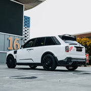 CONVERSION DRY CARBON BODY KIT for ROLLS-ROYCE CULLINAN SERIES I 2018 - 2024 UPGRADE to CULLINAN SERIES II 2024+ FORZA PERFORMANCE custom fit Mansory Style

Set includes:
Front Bumper Assembly
Front Grille
Hood Bonnet
Side Fender Vents
Fender Flares
Side Skirts
Roof Spoiler
Ducktail Spoiler
Rear Window Air Vent Trims
Rear Bumper Assembly
Rear Diffuser
Forged Wheels Rims

Material: Dry Carbon

NOTE: Professional installation is required.