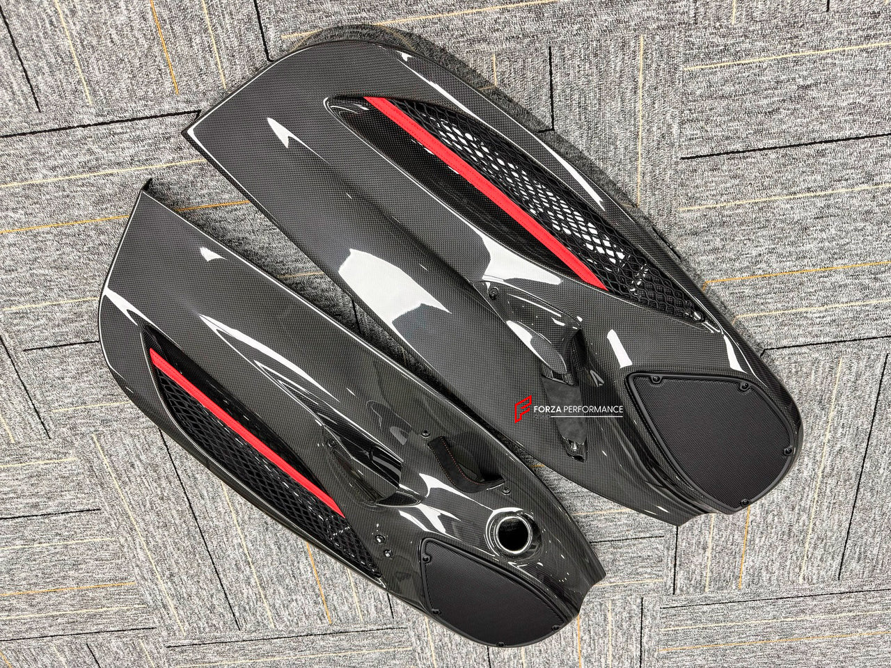 CONVERSION DRY CARBON DOOR PANELS for FERRARI 488 2015 - 2020 upgrade to PISTA

Set includes:

Door Panels

Material: Dry Carbon

NOTE: Professional installation is required.

Why “Contact Us for Pricing”?

We don’t display fixed prices because our goal is to offer you the most competitive deal possible. Product costs often decrease over time, and by requesting a quote, you’ll receive our most up-to-date price on market.

SECURED PAYMENT METHODS&nbsp;
PayPal (+4.4% fee)
Visa / Mastercard / American Express 