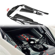 CONVERSION DRY CARBON ENGINE BAY TRIM COVERS for FERRARI 458 ITALIA SPIDER 2009 - 2015 UPGRADE to 458 SPECIALE 2013 - 2016 FORZA PERFORMANCE custom fit Speciale Style

Set includes:
Engine Bay Trim Covers

Material: Dry Carbon

NOTE: Professional installation is required.