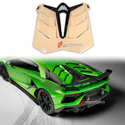 CONVERSION DRY CARBON ENGINE COVER for LAMBORGHINI AVENTADOR LP700 LP720 2011 - 2017 UPGRADE to AVENTADOR SVJ 2018 - 2022 FORZA PERFORMANCE custom fit OEM Style

Set includes:
Engine Cover

Material: Dry Carbon, Plastic

NOTE: Professional installation is required.