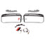 CONVERSION DRY CARBON FOG LIGHT COVERS for MERCEDES-BENZ G-CLASS W463 2008 - 2018 UPGRADE to G-CLASS W464 2019 - 2024

Set includes:
Front Bumper Fog Light Covers

Material: Dry Carbon

NOTE: Professional installation is required.