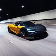 CONVERSION DRY CARBON FRONT BUMPER ASSEMBLY for MCLAREN 720S COUPE 2017 - 2023 UPGRADE to 765LT 2020 - 2023

Set includes:
Front Bumper Assembly

Material: Dry Carbon

NOTE: Professional installation is required.
