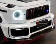 CONVERSION DRY CARBON FRONT LIP for MERCEDES-BENZ G-CLASS W463 2008 - 2018 UPGRADE to G-CLASS W464 2019 - 2024 FORZA PERFORMANCE custom fit R Style

Set includes:
Front Lip

Material: Dry Carbon

NOTE: Professional installation is required.