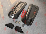 CONVERSION DRY CARBON INTERIOR DOOR PANELS for LAMBORGHINI AVENTADOR LP700 LP720 2011 - 2016 UPGRADE to SVJ 2018 - 2022 FORZA PERFORMANCE custom fit SVJ Style

Set includes:
Interior Door Panels

Material: Dry Carbon

NOTE: Professional installation is required.
