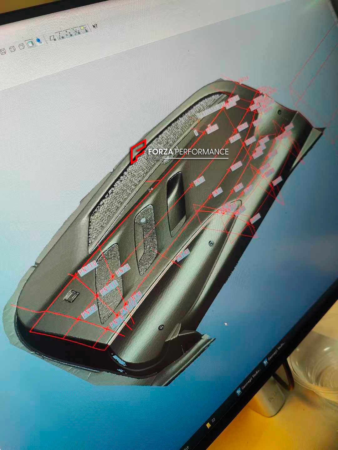 CONVERSION DRY CARBON INTERIOR PARTS for FERRARI SF90 upgrade to SF90