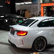 DRY CARBON REAR TRUNK LID for BMW M2 F87 2016 - 2021 UPGRADE into M PERFORMANCE

Set includes:

Trunk Lid

Material: Dry Carbon

Note: Professional installation is required. All hinges, brackets, locks must be reused from factory trunk.

Payment ►
Visa
Mastercard
PayPal with a credit card (add 4.4% at checkout)
Payoneer
Cryptocurrency
Shipment ►
By express DHL/UPS/TNT/FedEx
To the local international airport
Special line by air
Special line by the sea
To Europe and the UK by train

Please let us know which 