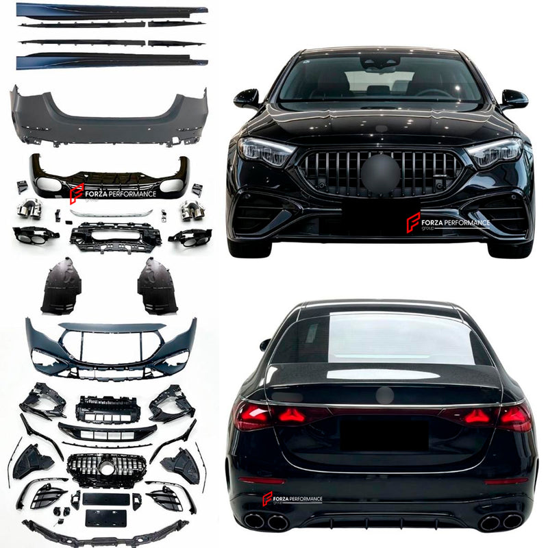 CONVERSION E53 AMG BODY KIT for MERCEDES BENZ E CLASS W214 E350 E450 4MATIC 2023+