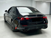 CONVERSION E53 AMG BODY KIT for MERCEDES BENZ E CLASS W214 E350 E450 4MATIC 2023+
Set includes:

Front Bumper
Front Grille
Front Bumper Lower Grille
Side Skirts
Rear Bumper
Rear Diffuser
Exhaust Tips
Material: Plastic

NOTE: Professional installation is required.