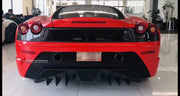 CONVERSION FERRARI F430 TO SCUDERIA BODY KIT

Set includes:
Front Bumper Assembly (2 options)
Side Skirts
Rear Bumper Assembly
Rear diffuser

NOTE: Professional installation is required.

CONTACT US FOR PRICING